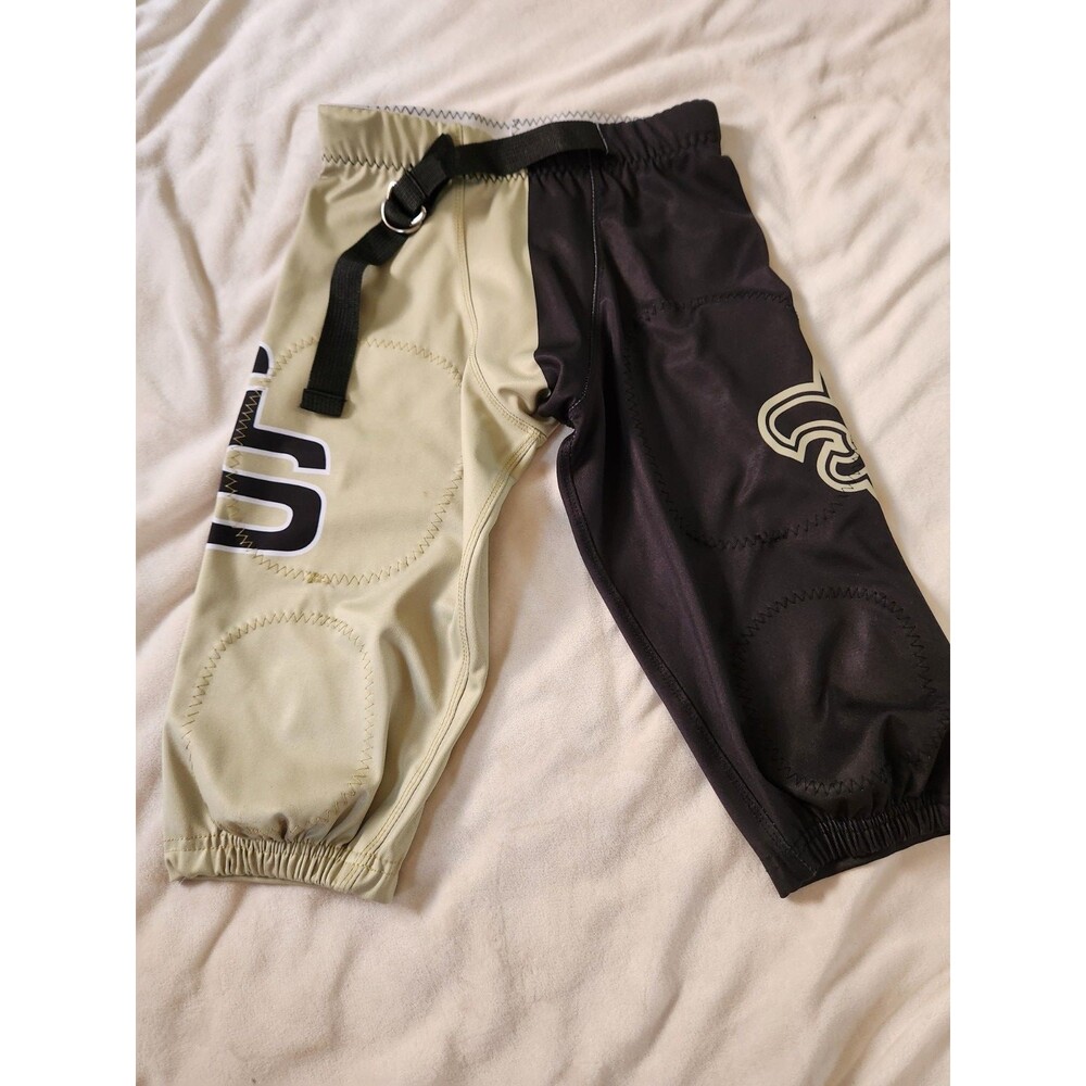 Youth Football Pants Practice Grambling State Tigers GS Medium Black Gold YM